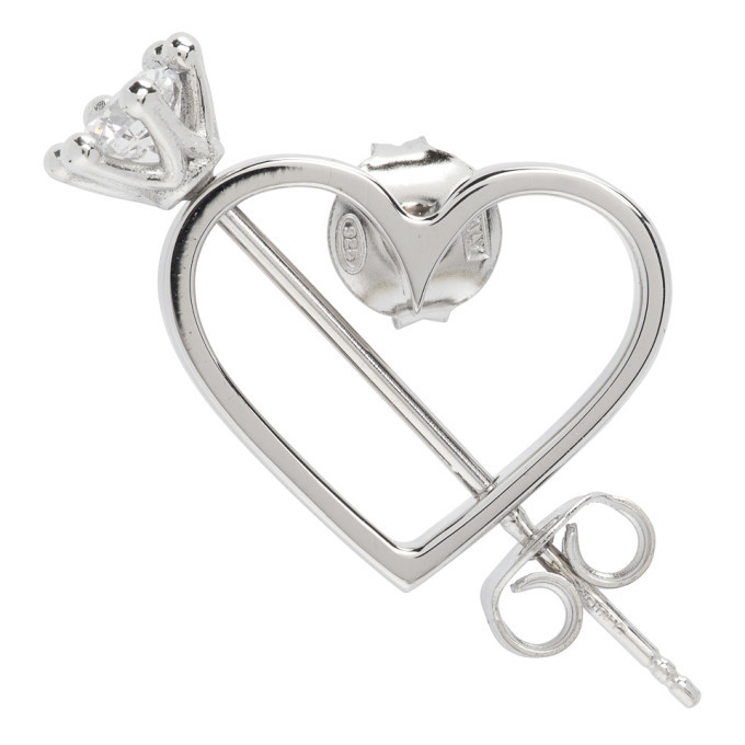 Dheygere Silver Mini Cupido Single Earring