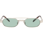 Miu Miu Eyewear Silver Envie Sunglasses