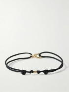 Luis Morais - Small Twisted Gold and Cord Bracelet