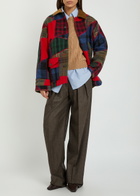 Polo Ralph Lauren Patchwork Wool-blend Jacket Multicoloured 1