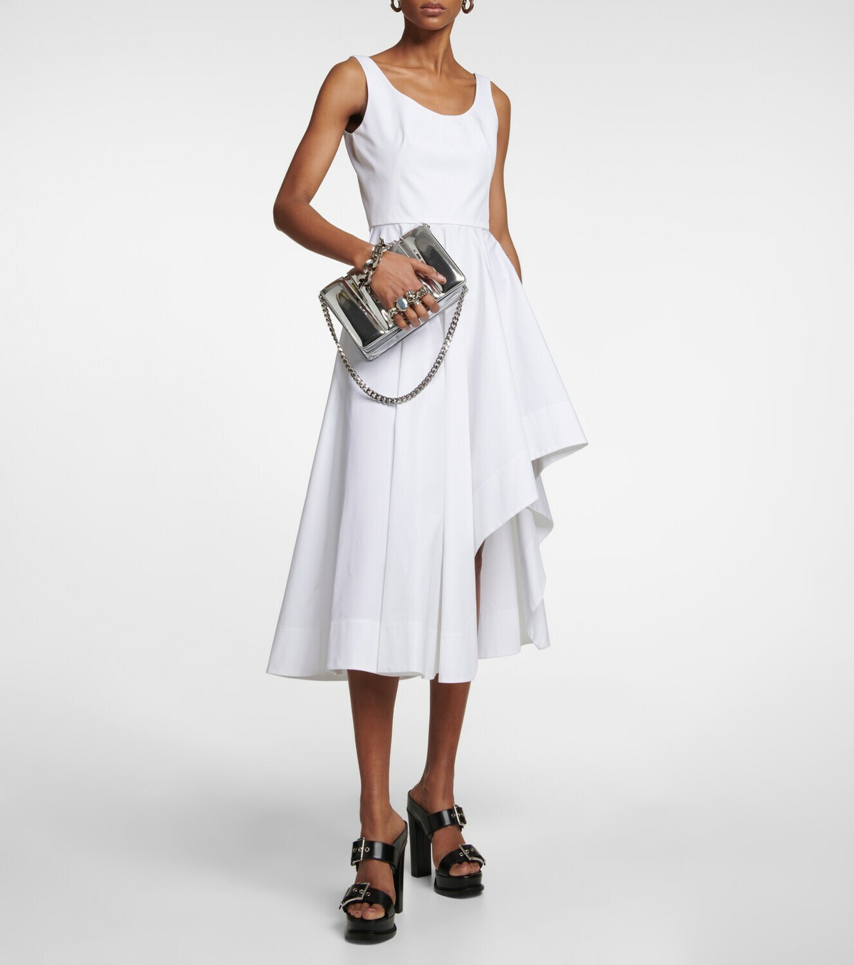 Alexander Mcqueen - Woman - Black Silver - Shoulder Bag