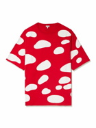 Loewe - Oversized Printed Cotton-Jersey T-Shirt - Red