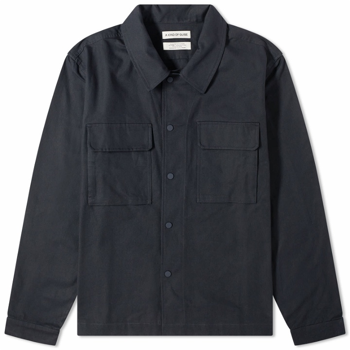 Photo: A Kind of Guise Men's Sandell Shirt Jacket in Faded Navy