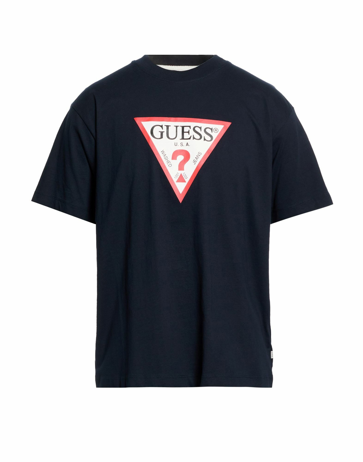 Guess Jeans Mens T-shirt Midnight in Blue