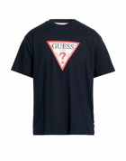 Guess Jeans Mens T-shirt Midnight in Blue