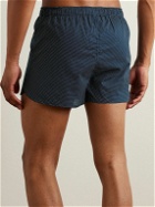 Derek Rose - Plaza 21 Slim-Fit Printed Cotton Boxer Shorts - Blue