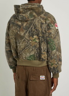 Cherry Los Angeles Camouflage Hooded Canvas Jacket Multicoloured 1