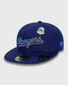 New Era Mlb Coop Pin 59 Fifty Texas Rangers Otc Blue - Mens - Caps