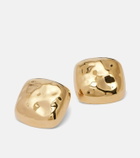 Déhanche Tetra Large gold-plated sterling silver earrings