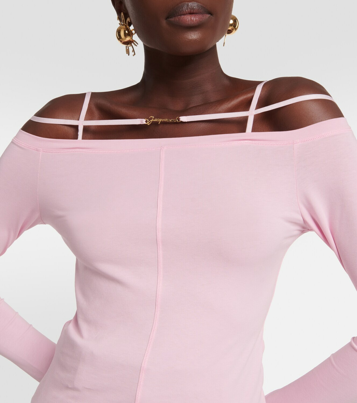Jacquemus Le T-shirt Sierra cotton-blend top Jacquemus