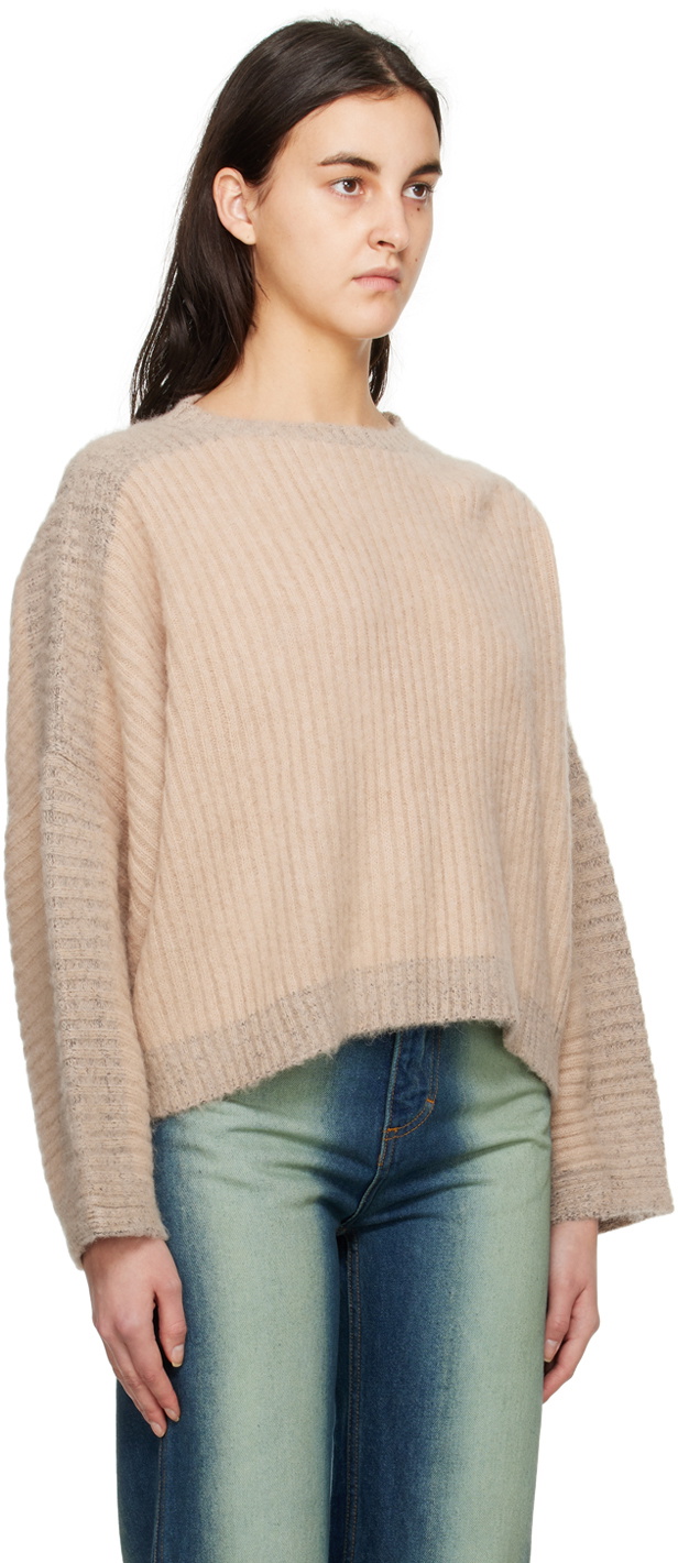 Eckhaus Latta Beige Poet Sweater Eckhaus Latta