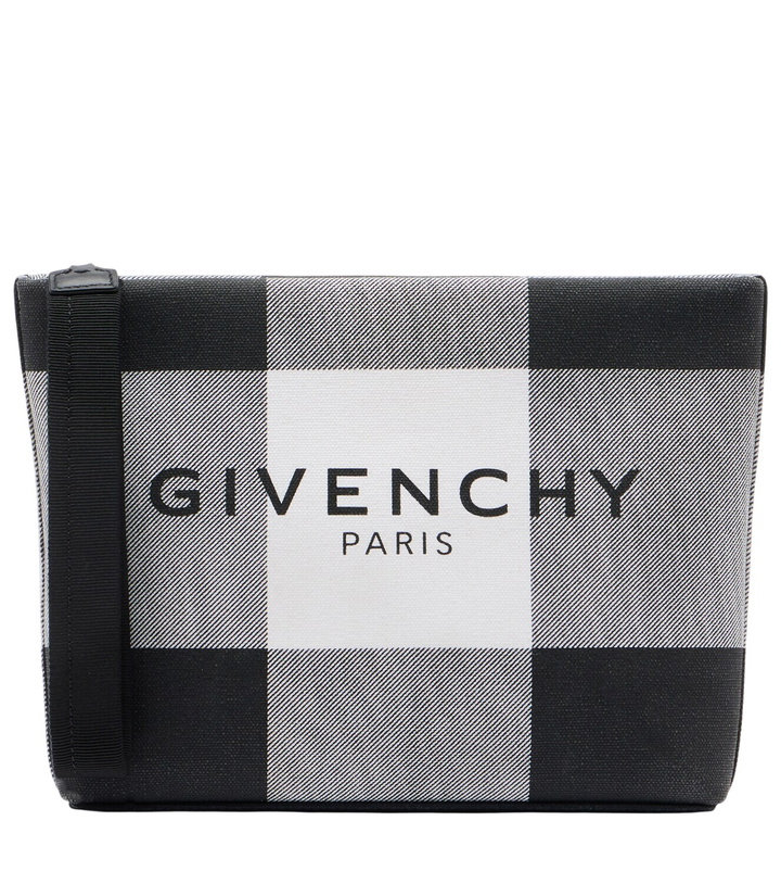 Photo: Givenchy Logo checked pouch