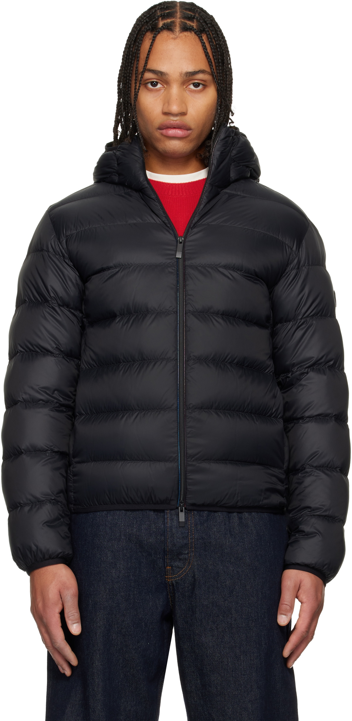 Moncler Black Riz Down Jacket Moncler
