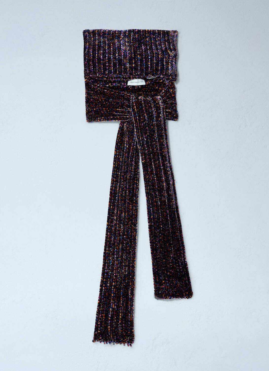 Dries Van Noten Velour Scarf