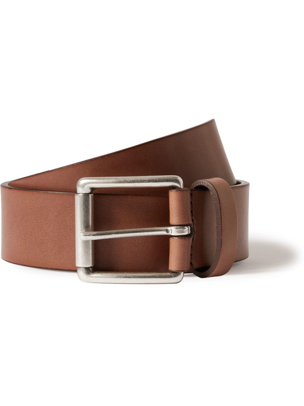 Photo: ANDERSON'S - 3.5cm Leather Belt - Brown