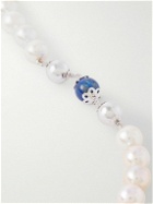 POLITE WORLDWIDE® - Sterling Silver, Pearl and Enamel Necklace