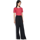 adidas Originals Black Primeblue Wide-leg Lounge Pants