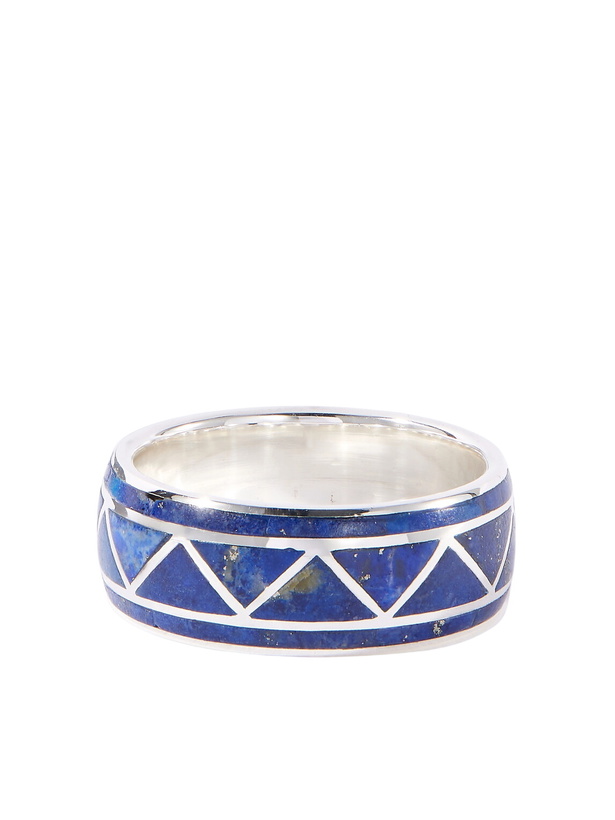 Photo: Peyote Bird - Valley Sterling Silver and Lapis Ring - Blue