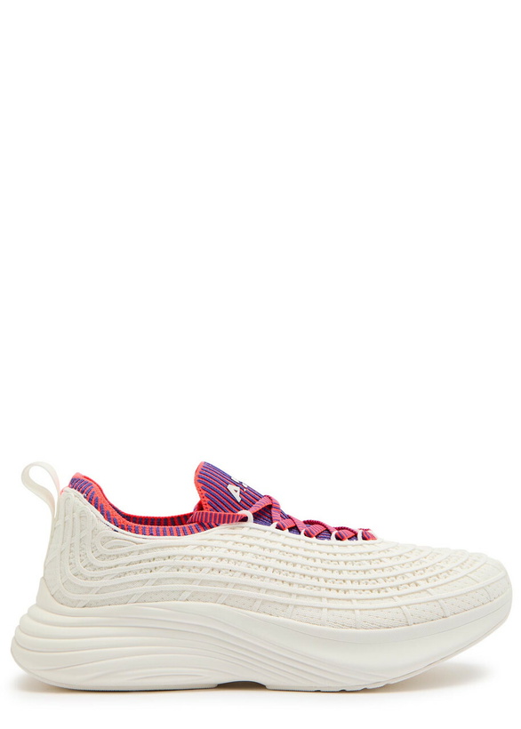 Photo: Athletic Propulsion Labs Techloom Zipline Embroidered Knit Sneakers White