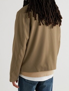 John Elliott - Wool-Gabardine Coach Jacket - Brown