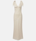 Faithfull Solana polka-dot linen maxi dress