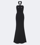 Elie Saab Crêpe halterneck gown