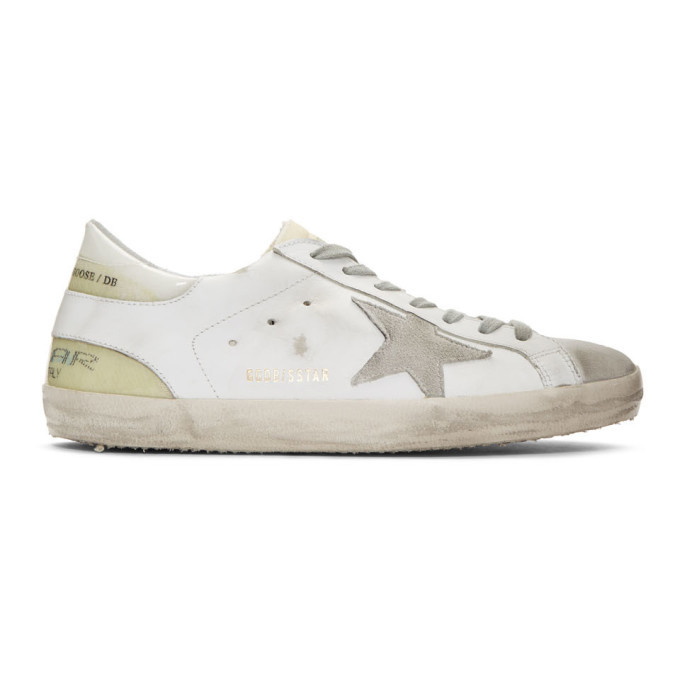 Photo: Golden Goose White See-Through Superstar Sneakers