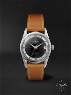 Wind Vintage - Vintage 1965 Universal Genève Polerouter Date Automatic 34mm Stainless Steel and Leather Watch, Ref. No. 869106