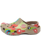 Crocs Classic IKAT Clog in Mushroom/Multi