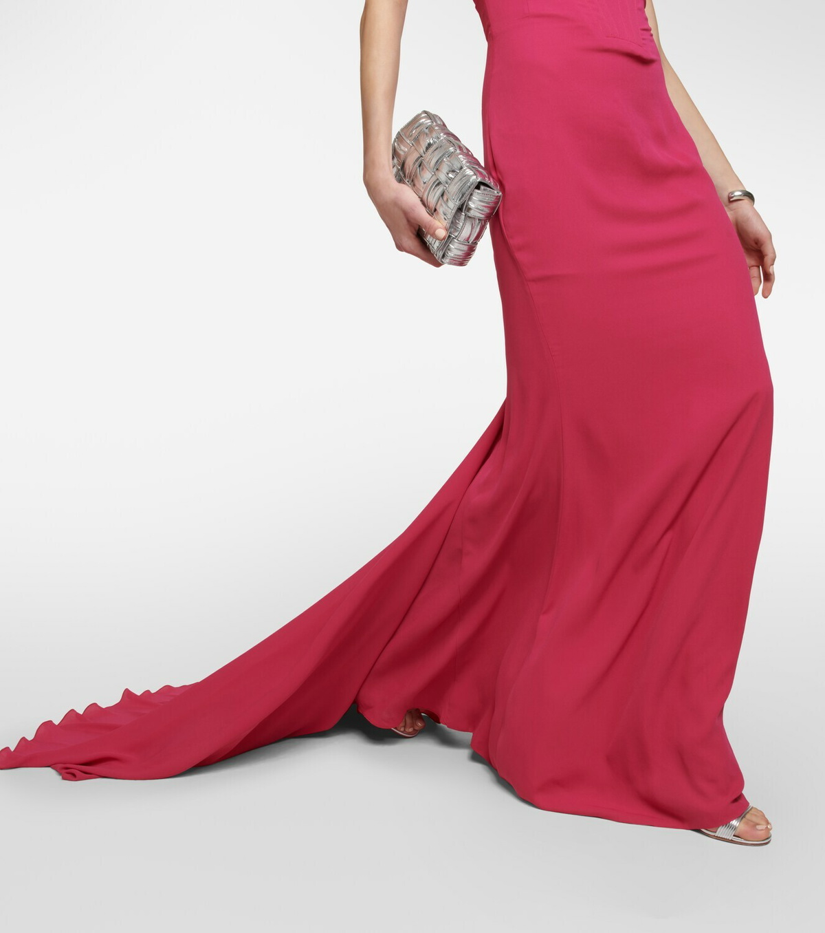 Giuseppe di Morabito Strapless crêpe gown