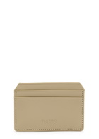 Rains Logo Rubberised Card Holder - Sand - One Size