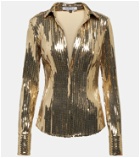 LaQuan Smith Sequined shirt