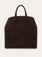 Ferragamo Mens Hug tote bag in Brown