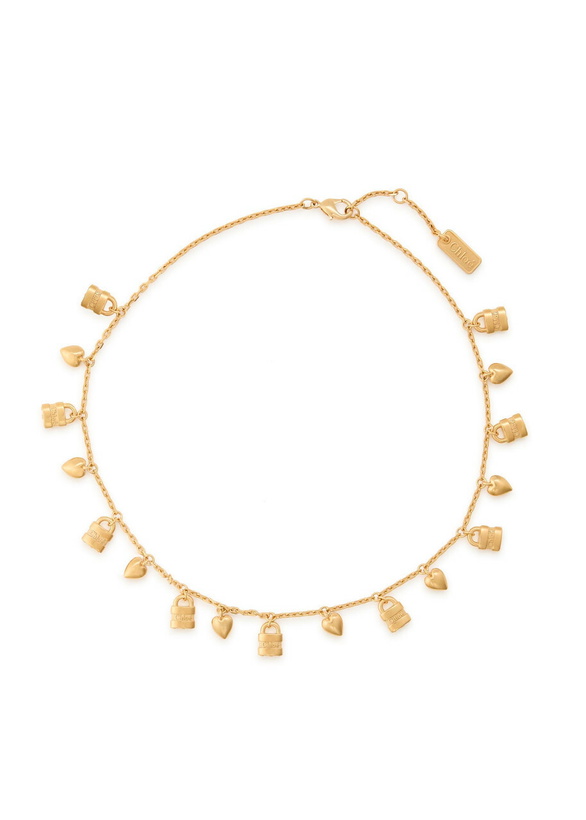 Photo: Chloe The Chloé Paddington Mini Charm Necklace - Gold - One Size
