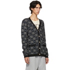 Gucci Black GG Snowflake Cardigan