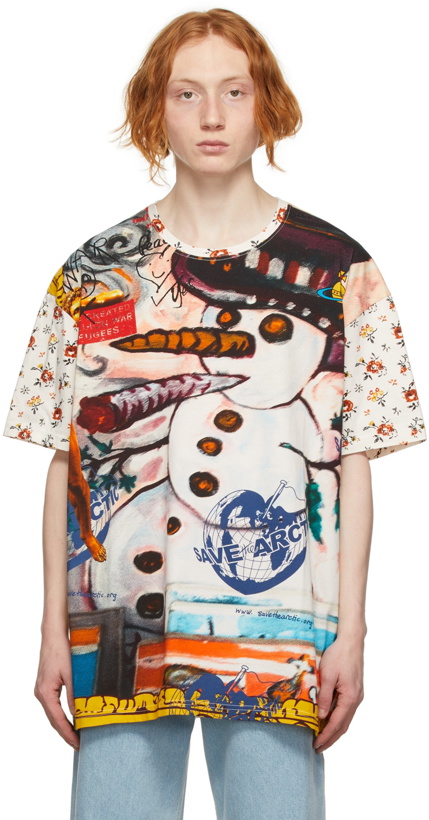 Photo: Vivienne Westwood Multicolor Snowman Oversized T-Shirt