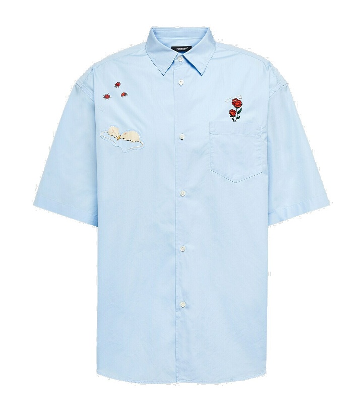 Photo: Undercover Embroidered cotton poplin shirt