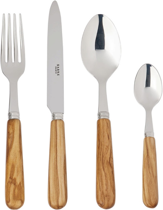 Photo: Sabre Brown Lavandou 24-Piece Cutlery Set