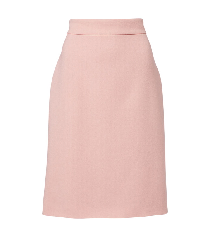 Photo: Valentino Virgin wool crêpe midi skirt