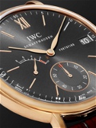 IWC Schaffhausen - Portofino Hand-Wound Eight Days 45mm 18-Karat Rose Gold and Alligator Watch, Ref. No. IWIW510104