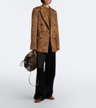 Dries Van Noten Medium floral bucket bag