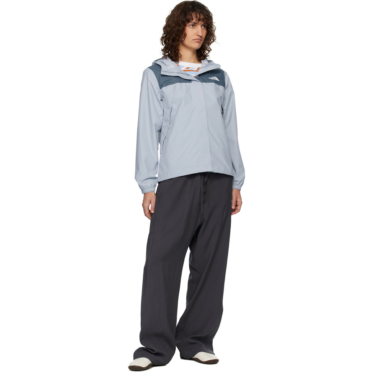 The North Face Blue Antora Rain Jacket