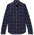 rag & bone - Fit 2 Tomlin Slim-Fit Button-Down Collar Checked Cotton Oxford Shirt - Navy