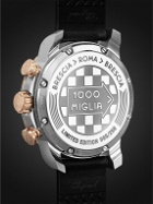 Chopard - Mille Miglia 2021 Race Edition Limited Edition Automatic Chronograph 44mm Stainless Steel, 18-Karat Rose Gold and Leather Watch, Ref. No. 168589-3028