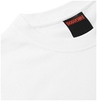 Très Bien - Fashion Meltdown Printed Cotton-Jersey T-Shirt - White
