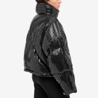 Shoreditch Ski Club Women's Dissco Puffer Jacket in Black