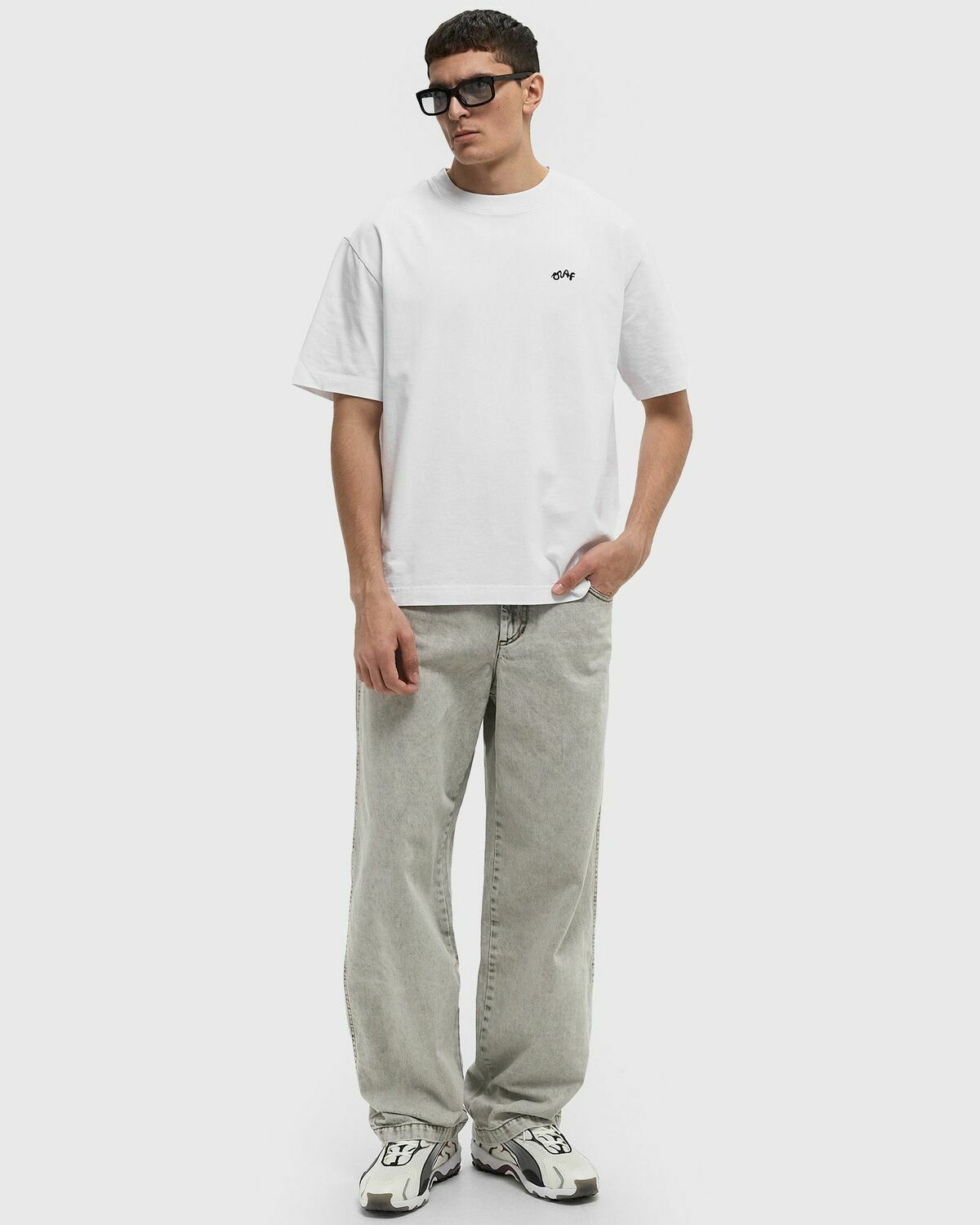 ØLÅF SIGNATURE TEE SS White Mens Shortsleefe