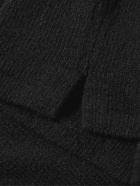 Inis Meáin - High V Merino Wool and Cashmere-Blend Cardigan - Black