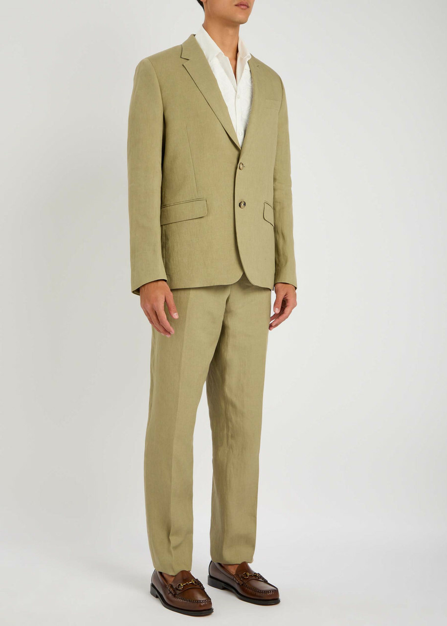 Paul Smith Linen Suit Khaki