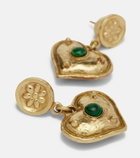 Alémais Jem Heart drop earrings